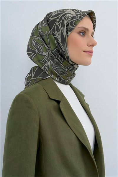 Armine  Saf İpek Twill Eşarp 9539D 35
