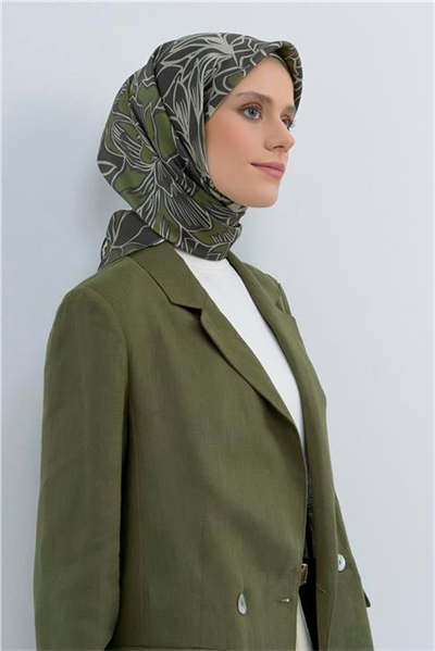 Armine  Saf İpek Twill Eşarp 9539D 35