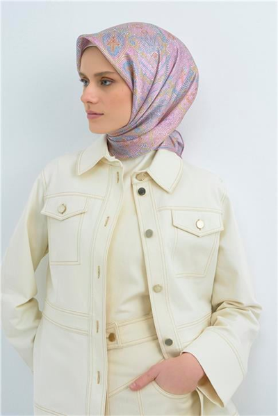 Armine  Saf İpek Twill Eşarp 9540D 02