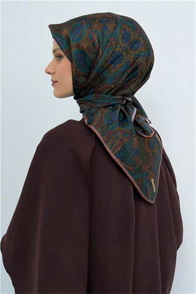 Armine  Saf İpek Twill Eşarp 9540D 04