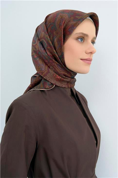 Armine Yeni Sezon 2026 Saf İpek Twill Eşarp 9540D 34