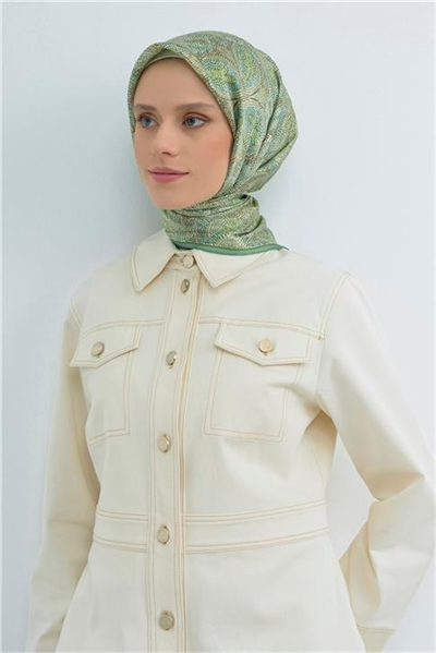 Armine  Saf İpek Twill Eşarp 9540D 54