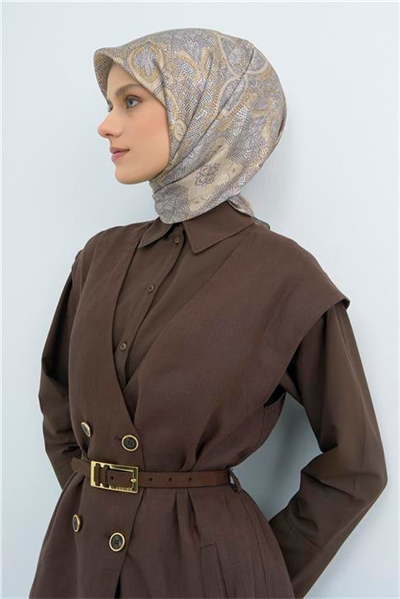 Armine Yeni Sezon 2026 Saf İpek Twill Eşarp 9540D 84