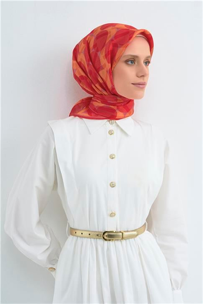 Armine  Saf İpek Twill Eşarp 9541D 82