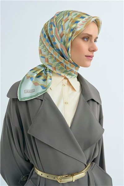 Armine  Saf İpek Twill Eşarp 9542D 50