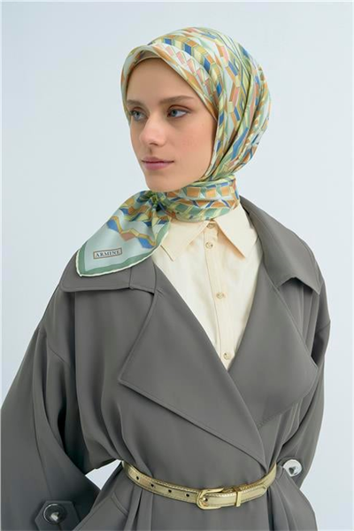 Armine  Saf İpek Twill Eşarp 9542D 50