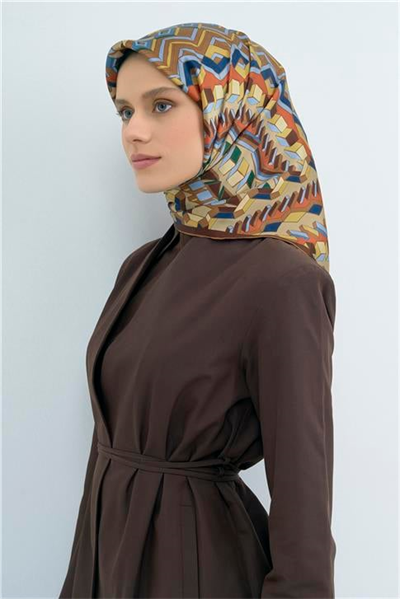 Armine  Saf İpek Twill Eşarp 9542D 82