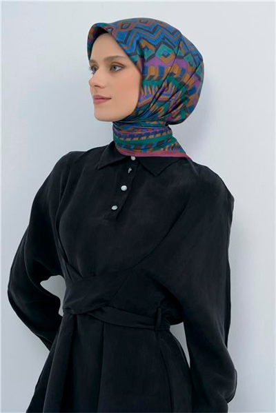 Armine  Saf İpek Twill Eşarp 9542D 87