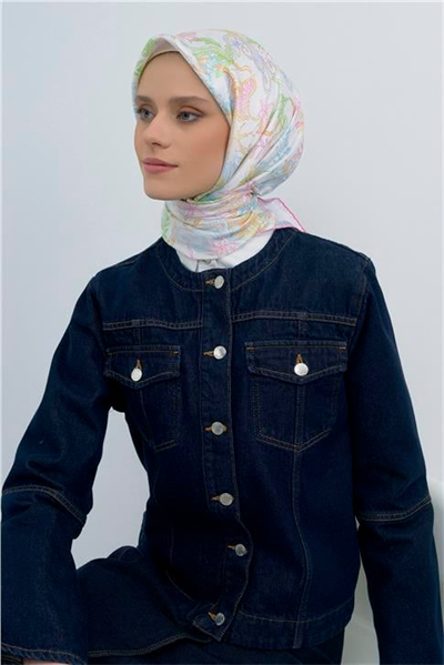 Armine  Saf İpek Twill Eşarp 9545D 01