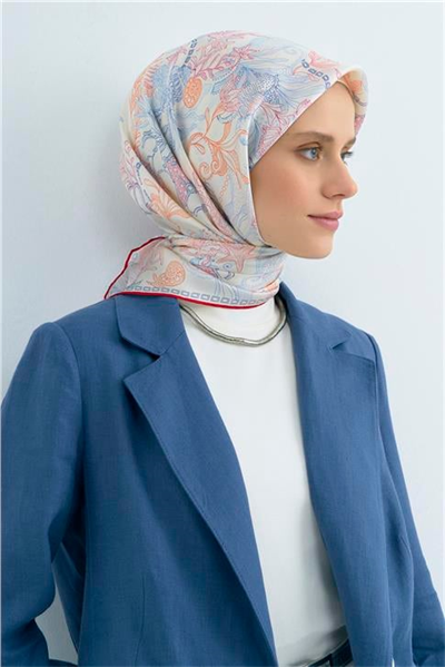 Armine  Saf İpek Twill Eşarp 9545D 04