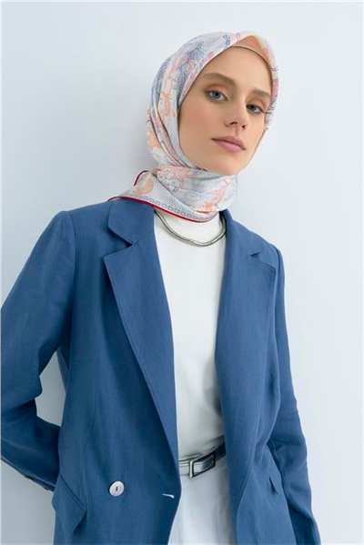 Armine  Saf İpek Twill Eşarp 9545D 04