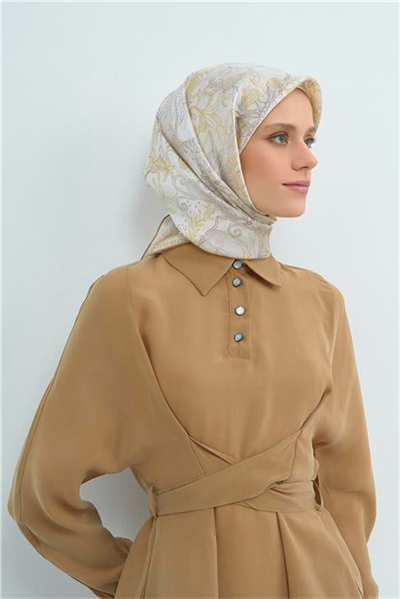 Armine  Saf İpek Twill Eşarp 9545D 06