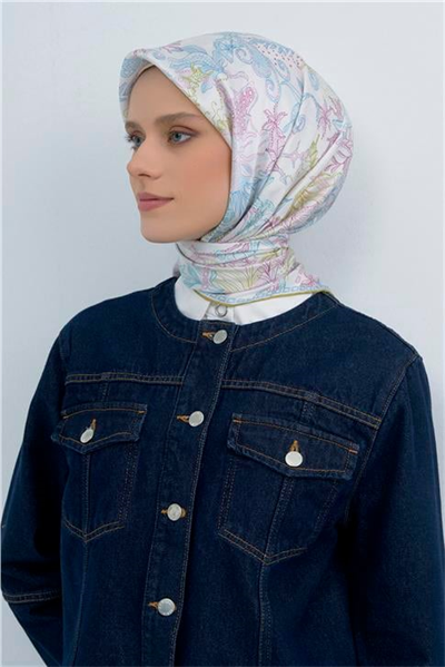 Armine  Saf İpek Twill Eşarp 9545D 53
