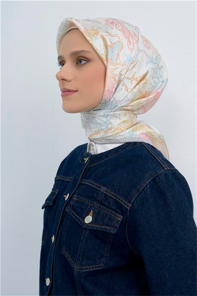 Armine  Saf İpek Twill Eşarp 9545D 81