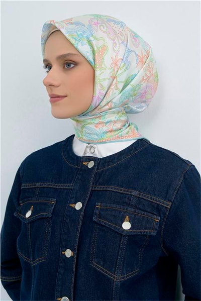 Armine  Saf İpek Twill Eşarp 9545D 84