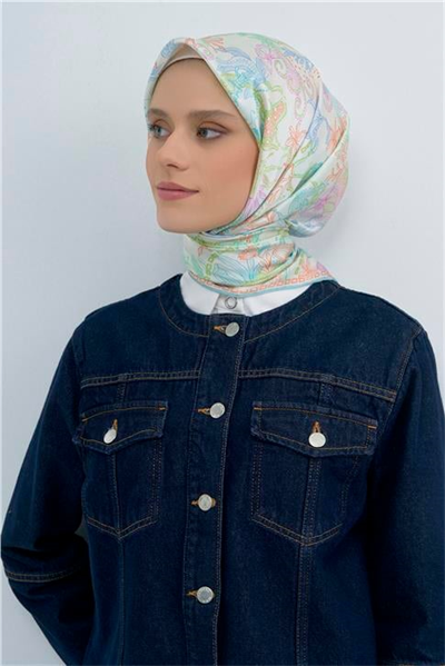 Armine  Saf İpek Twill Eşarp 9545D 84
