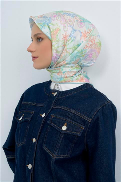 Armine  Saf İpek Twill Eşarp 9545D 84
