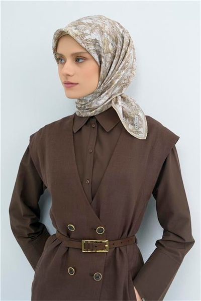 Armine  Saf İpek Twill Eşarp 9546D 80
