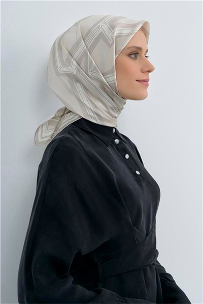 Armine  Saf İpek Twill Eşarp 9547D 01
