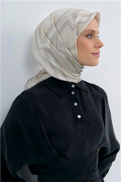 Armine  Saf İpek Twill Eşarp 9547D 01