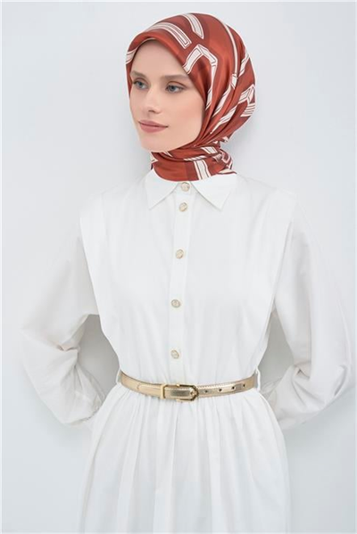 Armine  Saf İpek Twill Eşarp 9547D 04