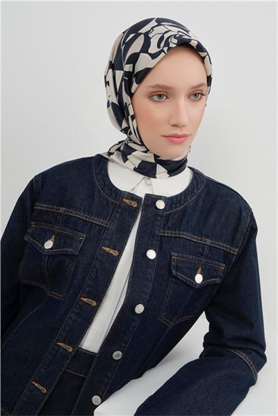 Armine  Saf İpek Twill Eşarp 9551D 06
