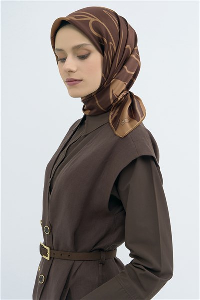 Armine  Saf İpek Twill Eşarp 9553D 03