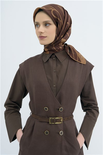 Armine  Saf İpek Twill Eşarp 9553D 03