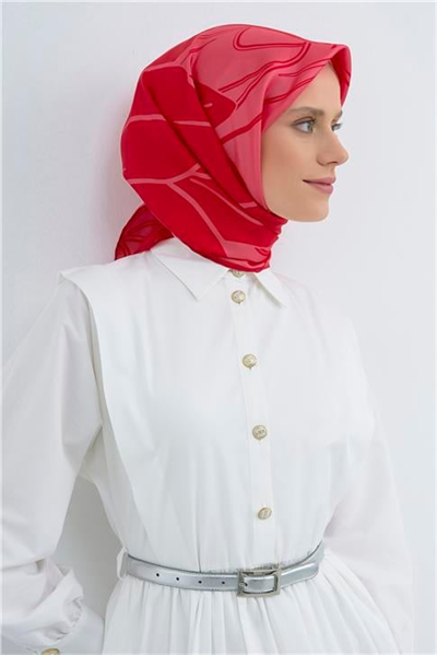 Armine  Saf İpek Twill Eşarp 9553D 81