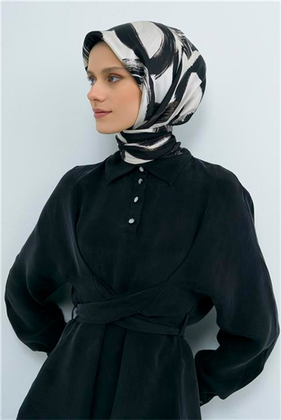Armine  Saf İpek Twill Eşarp 9555D 01