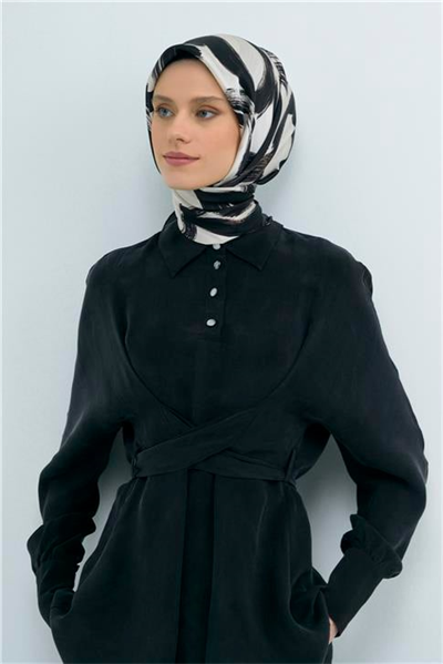 Armine  Saf İpek Twill Eşarp 9555D 01