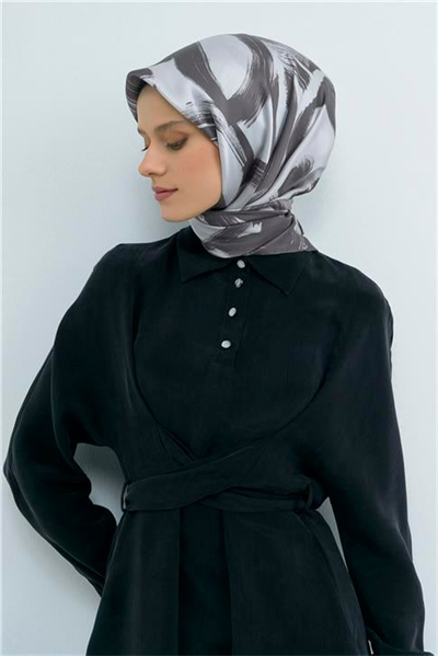 Armine  Saf İpek Twill Eşarp 9555D 03