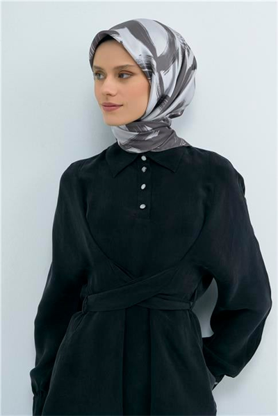 Armine  Saf İpek Twill Eşarp 9555D 03