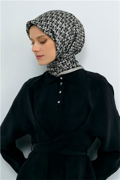 Armine  Saf İpek Twill Eşarp 9556D 01