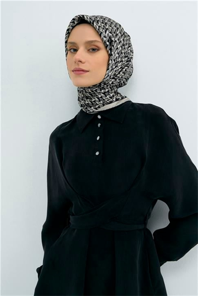 Armine  Saf İpek Twill Eşarp 9556D 01