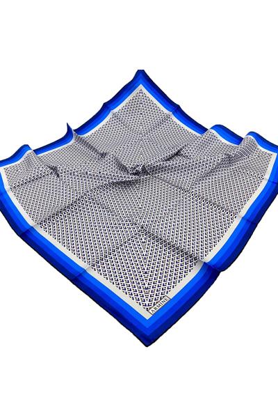 Armine 2021/22 Sonbahar Kış Serisi Geometrik Desen İpek Twill Eşarp 8634D-40