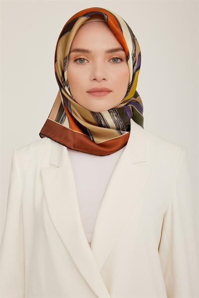 Armine 2022-23 Sonbahar Kış Sezonu Twill İpek Eşarp 8802D02 31