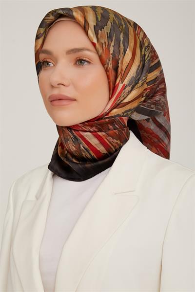 Armine 2022-23 Sonbahar Kış Sezonu Twill İpek Eşarp 8804D02 05