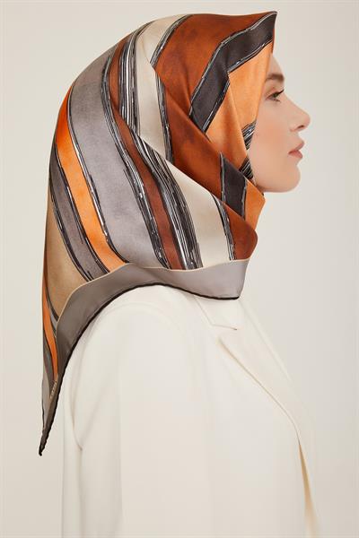 Armine 2022-23 Sonbahar Kış Sezonu Twill İpek Eşarp 8802D02 36