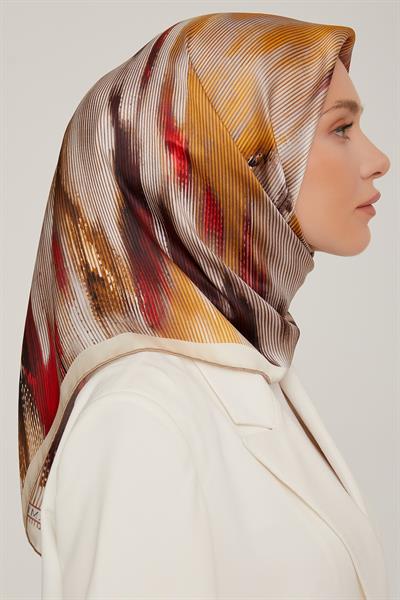 Armine 2022-23 Sonbahar Kış Sezonu Twill İpek Eşarp 8823D02 04