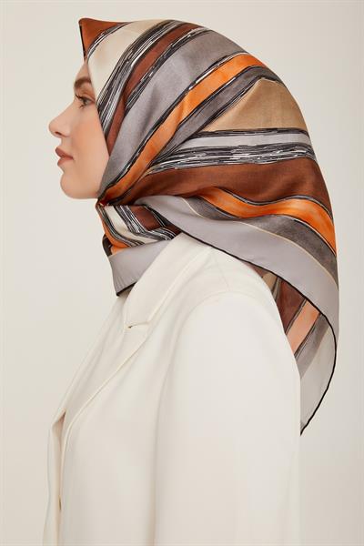 Armine 2022-23 Sonbahar Kış Sezonu Twill İpek Eşarp 8802D02 36