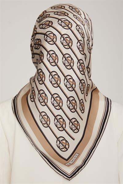 Armine 2022-23 Sonbahar Kış Sezonu Twill İpek Eşarp 8822D02 01