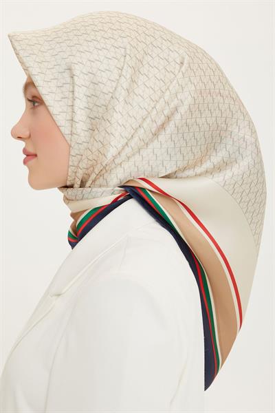 Armine Nostalji Serisi Twill İpek Eşarp 8724D-04