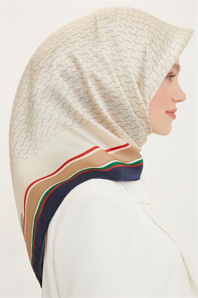 Armine Nostalji Serisi Twill İpek Eşarp 8724D-04