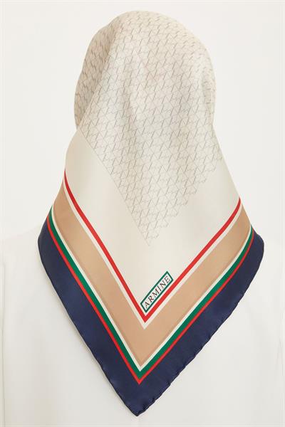 Armine Nostalji Serisi Twill İpek Eşarp 8724D-04