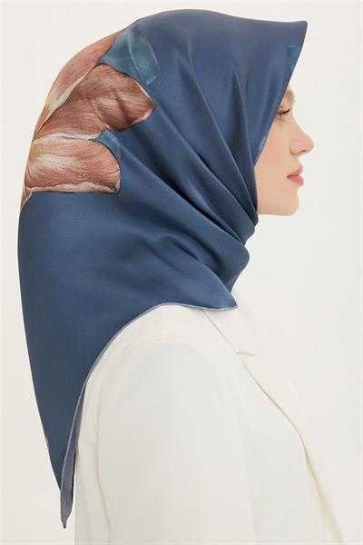 Armine Nostalji Serisi Twill İpek Eşarp 8737D-33