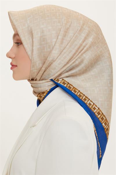 Armine 2022 İlkbahar Yaz Sezonu Twill İpek Eşarp Modelleri 8758D-31