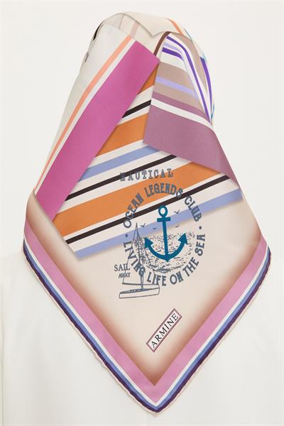 Armine 2022 İlkbahar Yaz Sezonu Twill İpek Eşarp Modelleri 8704D-32