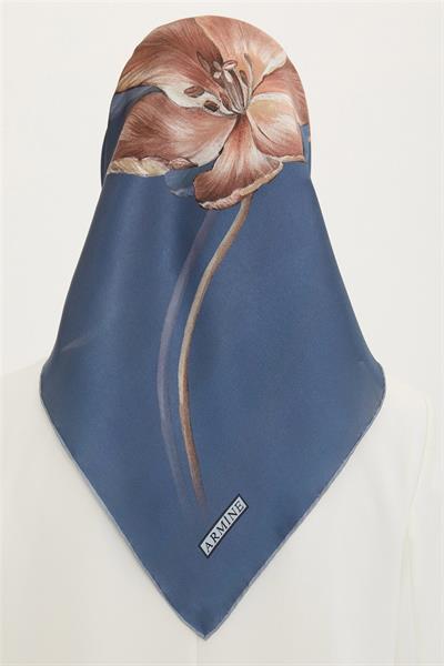 Armine Nostalji Serisi Twill İpek Eşarp 8737D-33