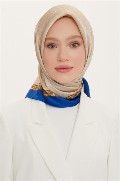 Armine 2022 İlkbahar Yaz Sezonu Twill İpek Eşarp Modelleri 8758D-31